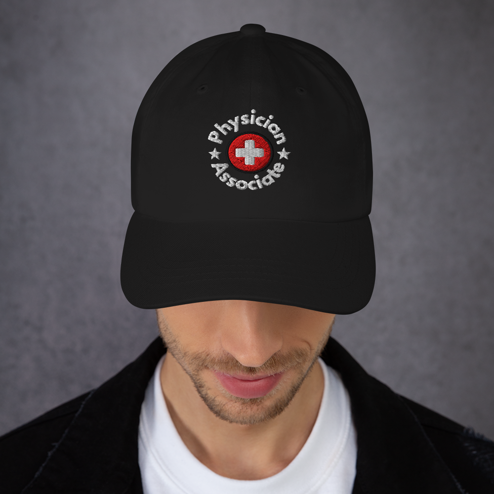 Flat Embroidered Physician Associate Hat